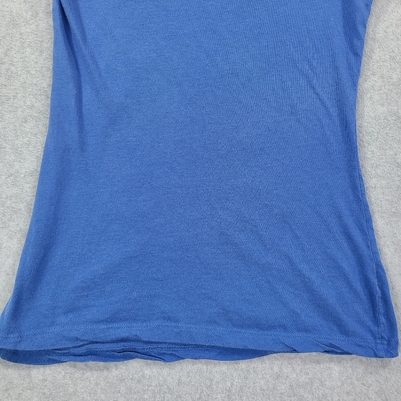 Vintage Y2K Smurfs Graphic Shirt Womans Large Blue Slim Fit Tee Jenny Leigh - Picture 14 of 14